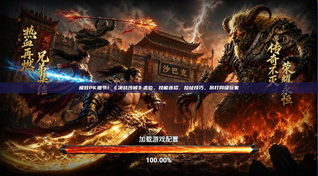 极致PK细节！《沙巴克传奇》走位、技能连招、拉扯技巧，吊打同级玩家